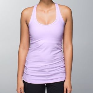 lululemon cool racerback light purple size 8